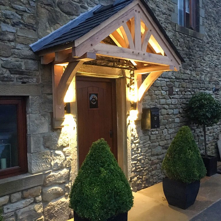 Air dried & kiln dried oak canopy